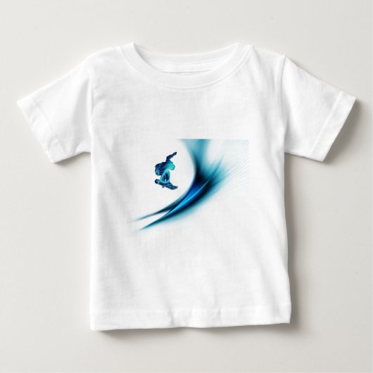 Snowboard Design Baby T-Shirt (Voorkant)