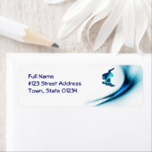 Snowboard Design Mailing Label (Insitu)