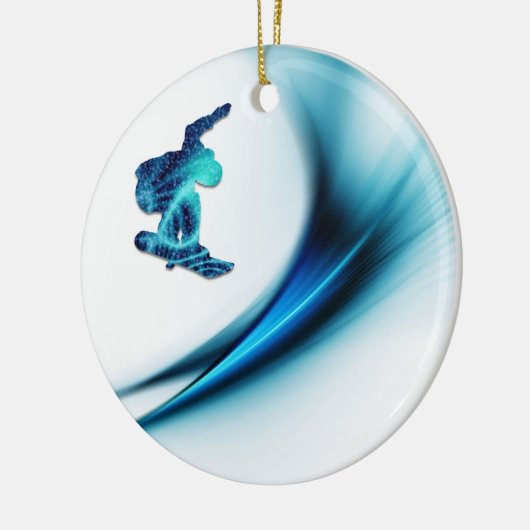 Snowboard Design Ornament (Links)