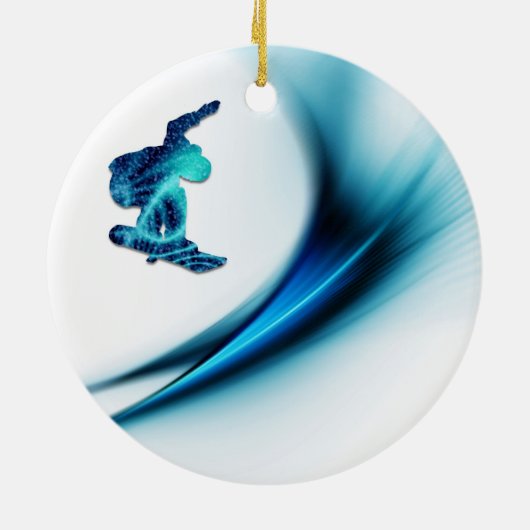 Snowboard Design Ornament (Achterkant)