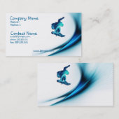 Snowboard Design Visitekaartje (Voorkant / Achterkant)