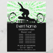 Snowboard Event Promotion Flyer (Voorkant)
