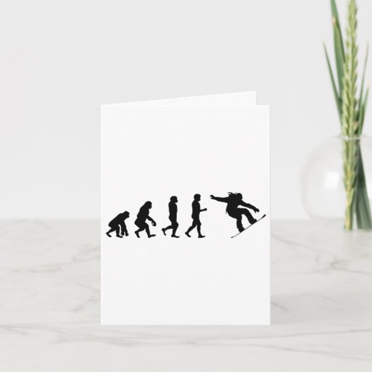 Snowboard Evolution - Schaatsen liefhebbers Snowbo Kaart (Voorkant)