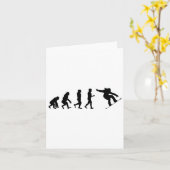 Snowboard Evolution - Schaatsen liefhebbers Snowbo Kaart (Gele Bloem)