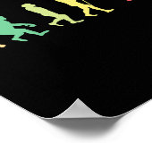 Snowboard Evolution Snowboarder Winter Snowboardin Poster (Hoek)