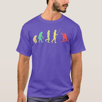 Snowboard Evolution Snowboarder Winter Snowboardin T-shirt