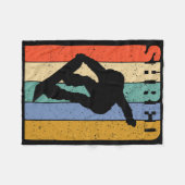 snowboard fleece deken (Voorkant (Horizontaal))