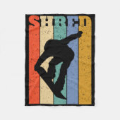snowboard fleece deken (Voorkant)