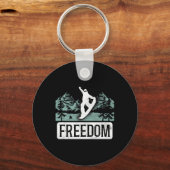 Snowboard  Freedom Sleutelhanger (Voorkant)