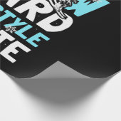 Snowboard Freestyle Athlete Cadeaupapier (Hoek)
