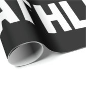 Snowboard Freestyle Athlete Cadeaupapier (Rol Hoek)