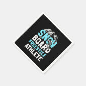 Snowboard Freestyle Athlete Servet (Hoek)