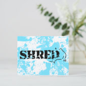 snowboard : geslepen briefkaart (Staand voorkant)