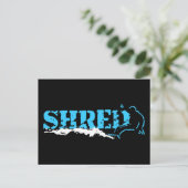 snowboard : geslepen briefkaart (Staand voorkant)