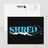 snowboard : geslepen briefkaart (Voorkant / Achterkant)