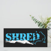 snowboard : geslepen kaart (Staand voorkant)