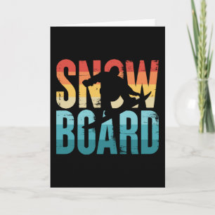 Snowboard Gift for Snowboarder Kaart