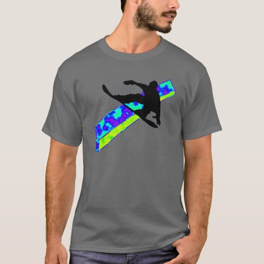 Snowboard Go Boom T-shirt (Voorkant)
