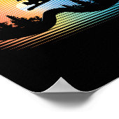 Snowboard Goggles  Mountain Snowboarding Re Poster (Hoek)