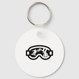 Snowboard Goggles Mountain Snowboarding Sleutelhanger