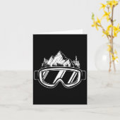 Snowboard Goggles - Wintersport Wedstrijd Snowb Kaart (Gele Bloem)