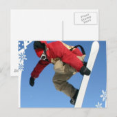 Snowboard Grab Briefkaart (Voorkant / Achterkant)