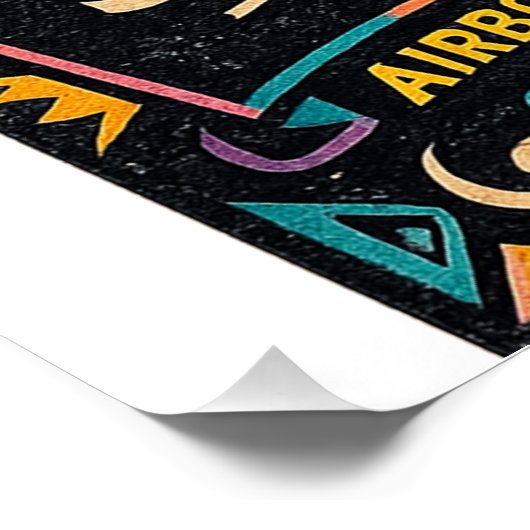 “Snowboard Halfpipe – Airborne Since Day One Perfect Poster (Hoek)