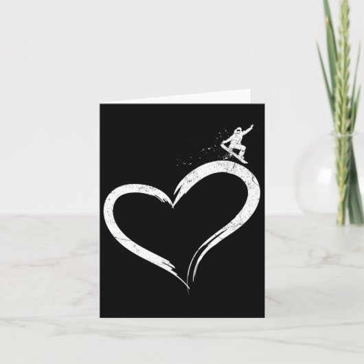 Snowboard  Hart Kaart (Voorkant)