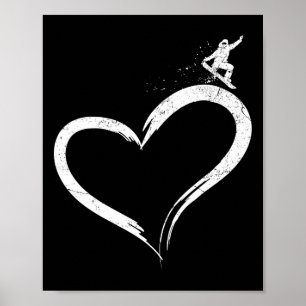 Snowboard Hart Poster