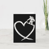 Snowboard Heart  Kaart (Voorkant)