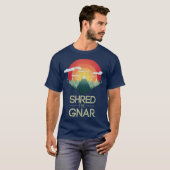 Snowboard het gnar ski Winter Mountain T-shirt (Voorkant volledig)