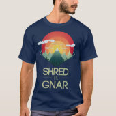Snowboard het gnar ski Winter Mountain T-shirt (Voorkant)