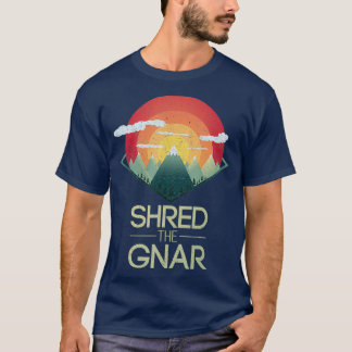 Snowboard het gnar ski Winter Mountain T-shirt