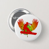Snowboard. Hi-Fi. V1. Ronde Button 5,7 Cm (Voorkant /achterkant)