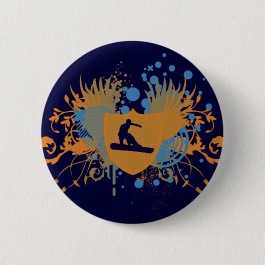 Snowboard. Hi-Fi. V3. Ronde Button 5,7 Cm (Voorkant)
