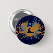 Snowboard. Hi-Fi. V3. Ronde Button 5,7 Cm (Voorkant /achterkant)