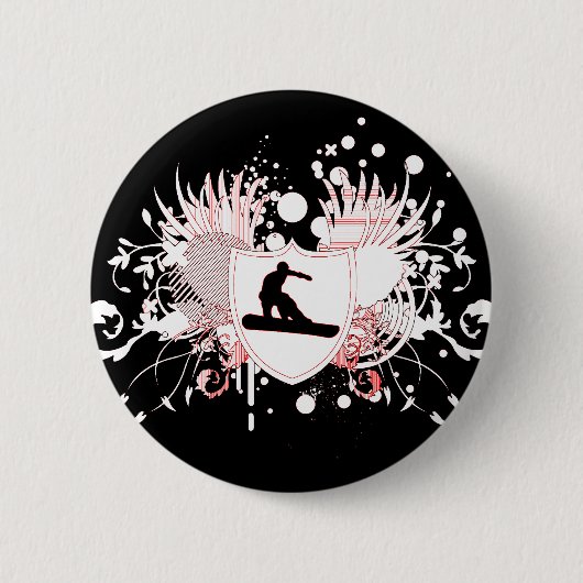Snowboard. Hi-Fi. V3. Ronde Button 5,7 Cm (Voorkant)