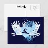 snowboard : hi-fi v.2 : briefkaart (Voorkant / Achterkant)