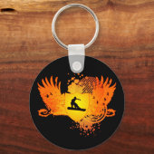 Snowboard. hi-fi. v.2 sleutelhanger (Voorkant)
