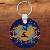 Snowboard. hi-fi. v.3 sleutelhanger (Voorkant)