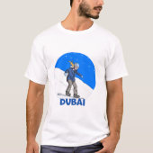 Snowboard in Dubai T-shirt (Voorkant)