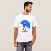 Snowboard in Dubai T-shirt (Voorkant volledig)