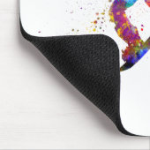 Snowboard in waterverf muismat (Hoek)