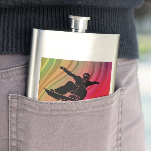 Snowboard Jump Heupfles (Voorbeeld)