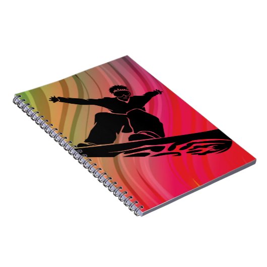 Snowboard Jump Notitieboek (Rechterzijde)