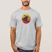 Snowboard Jump Retro T-shirt (Voorkant)