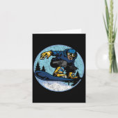 Snowboard Jump Snow Mountain Winter Sport Snowboar Kaart (Voorkant)