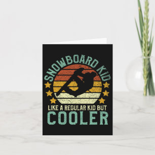 Snowboard Kinder Grappig  Snowboarden Gezegde G Kaart