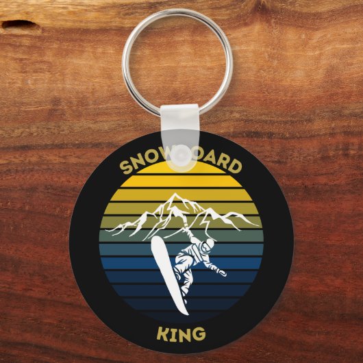 Snowboard King Sleutelhanger (Voorkant)