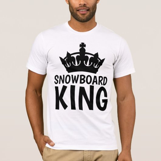 SNOWBOARD KING T-shirts (Voorkant)